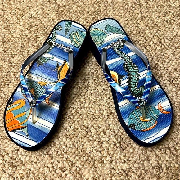 Brighton | Ofelia Heart | Sandals Women's Size 8 - Picture 1 of 6